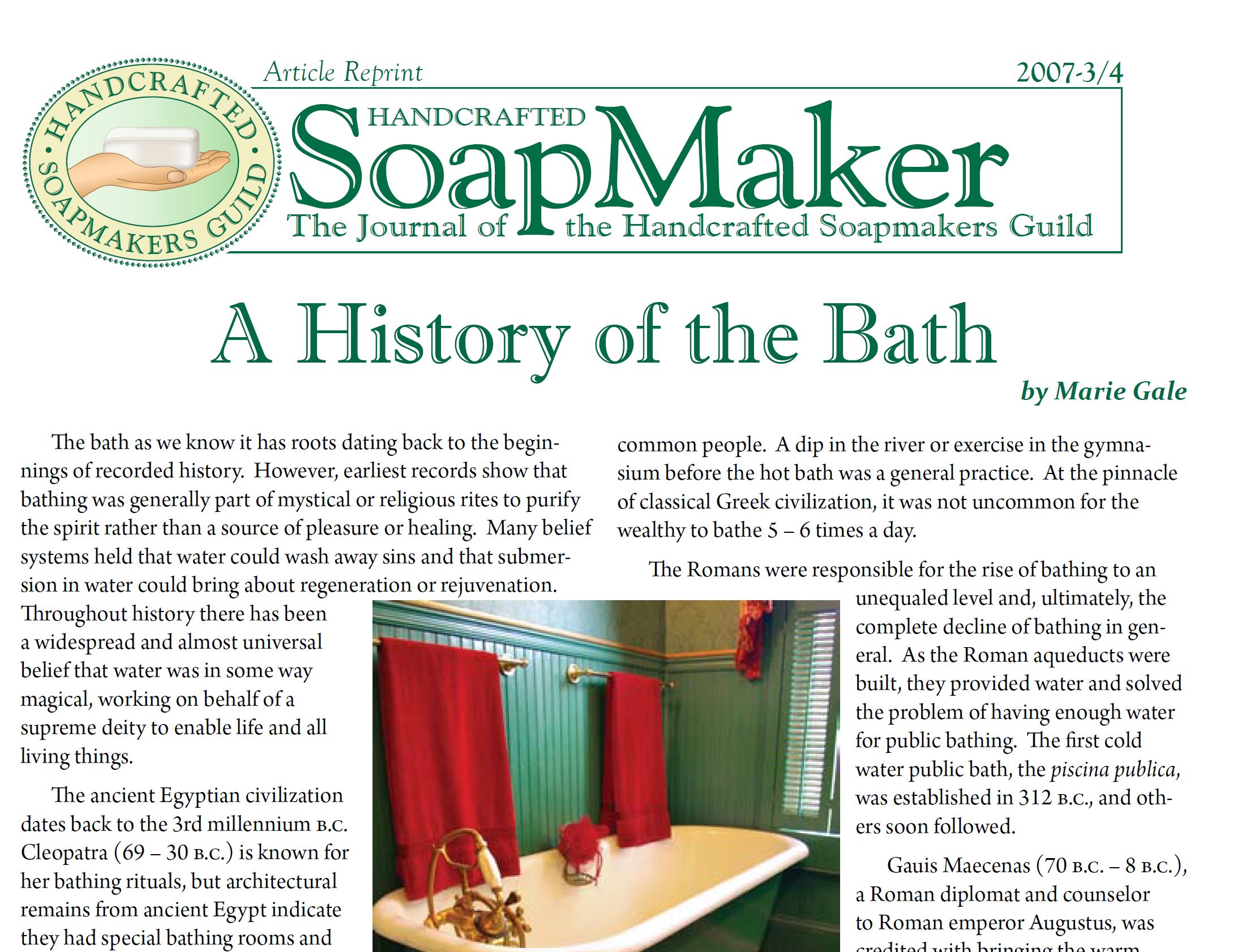 History of the Bath
