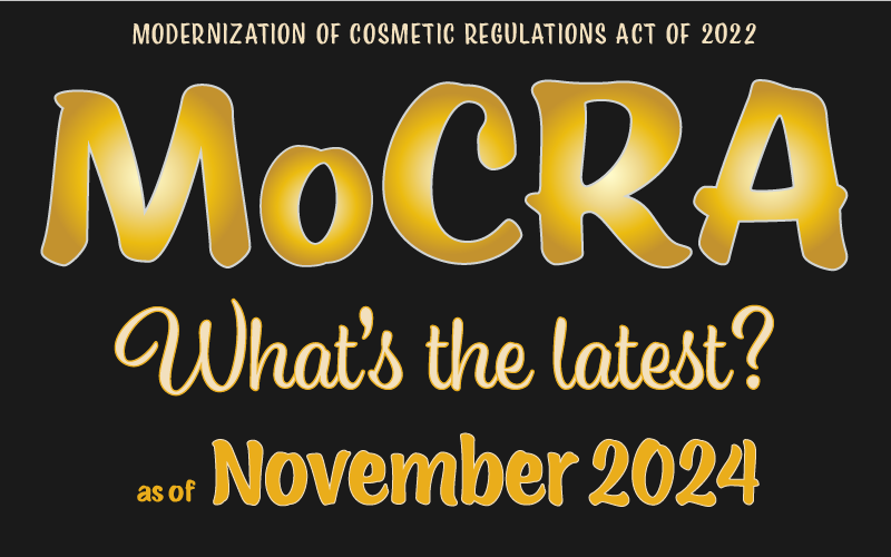 MoCRA Update – Nov 2024